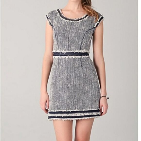 Rebecca Taylor Tweed Mini Dress - Picture 1 of 10